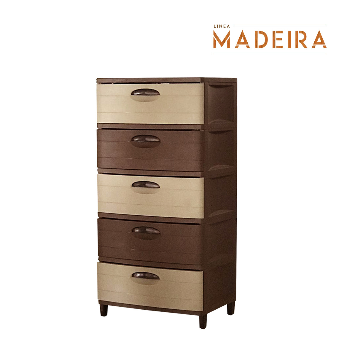 CAJONERA SUPER MADEIRA 5P DUO CAFE